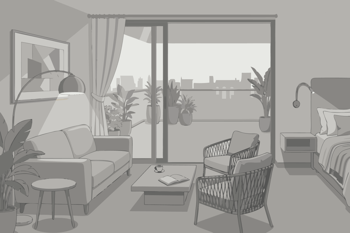Habitación Doble adaptada para personas con discapacidad - 2 camas